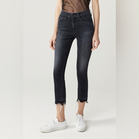 3x1 NYC Shelter Straight Leg Crops Jeans in Prism Size 27 - Picture 4 of 10